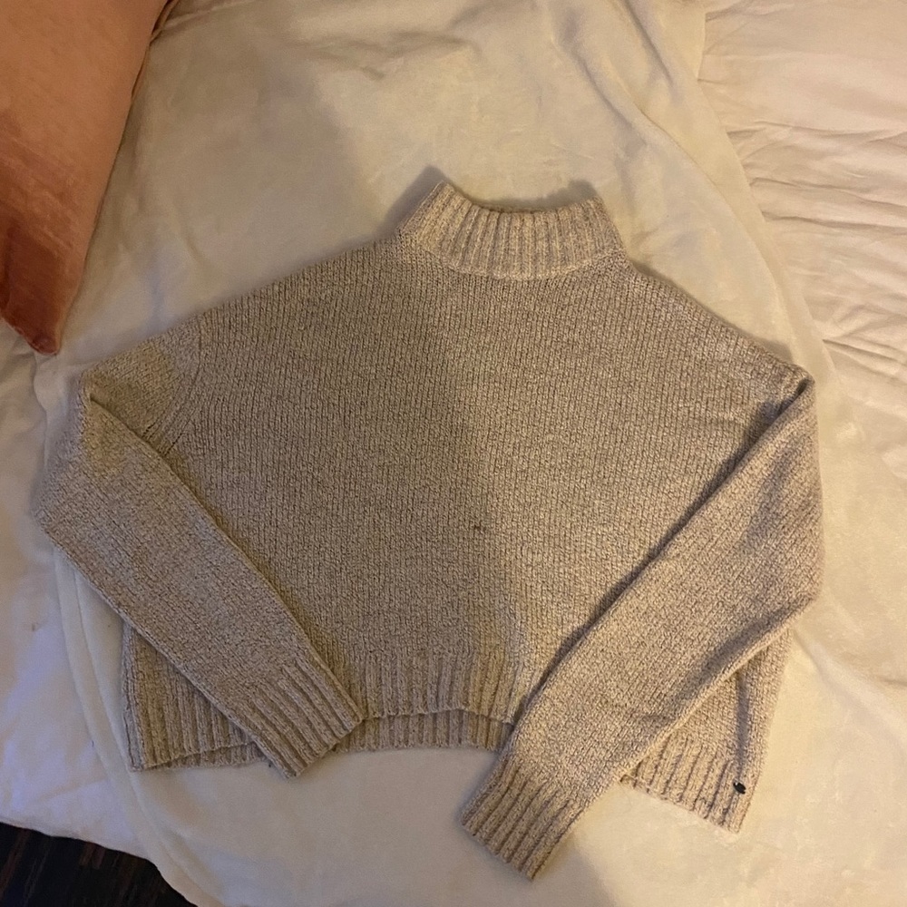 Beige Turtle Neck